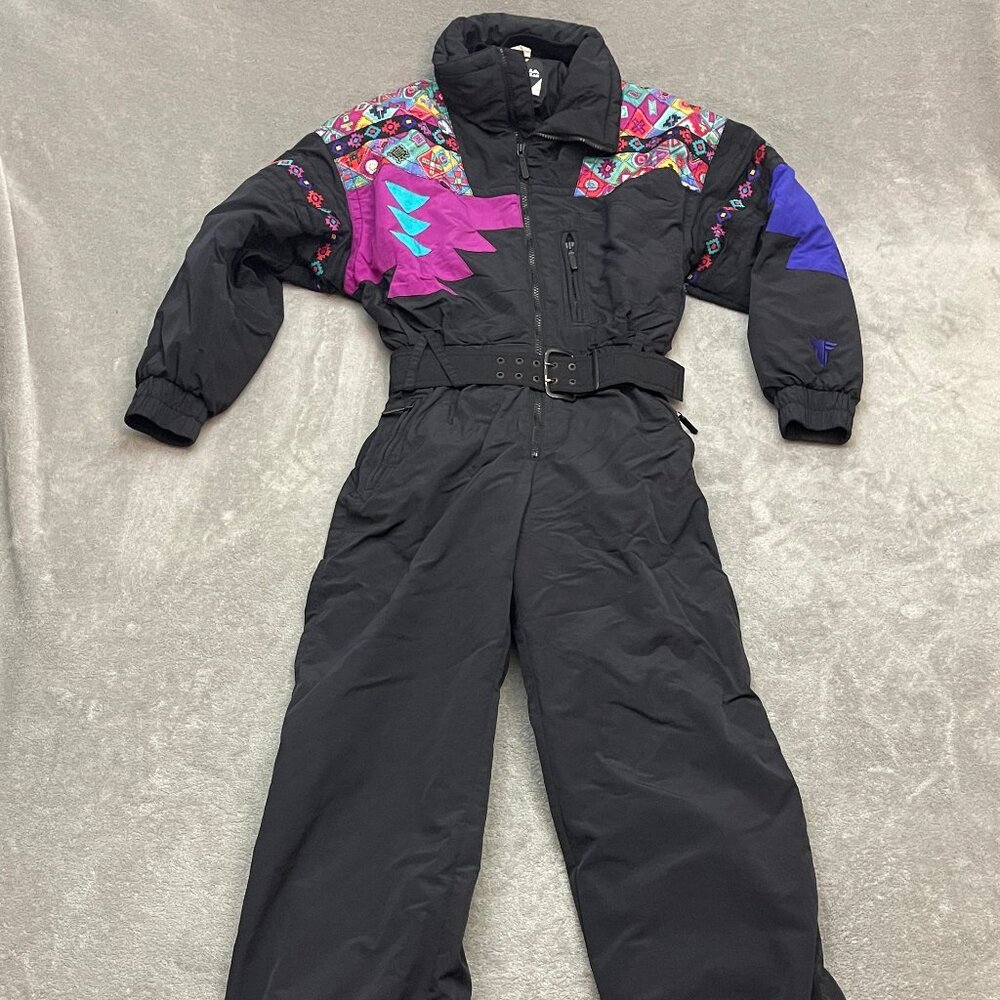 Colorful Patterned Snowsuit / Ski Suit